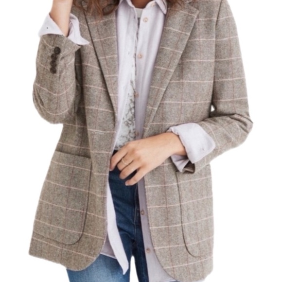 Madewell Jackets & Blazers - Madewell Larsen Blazer Plaid